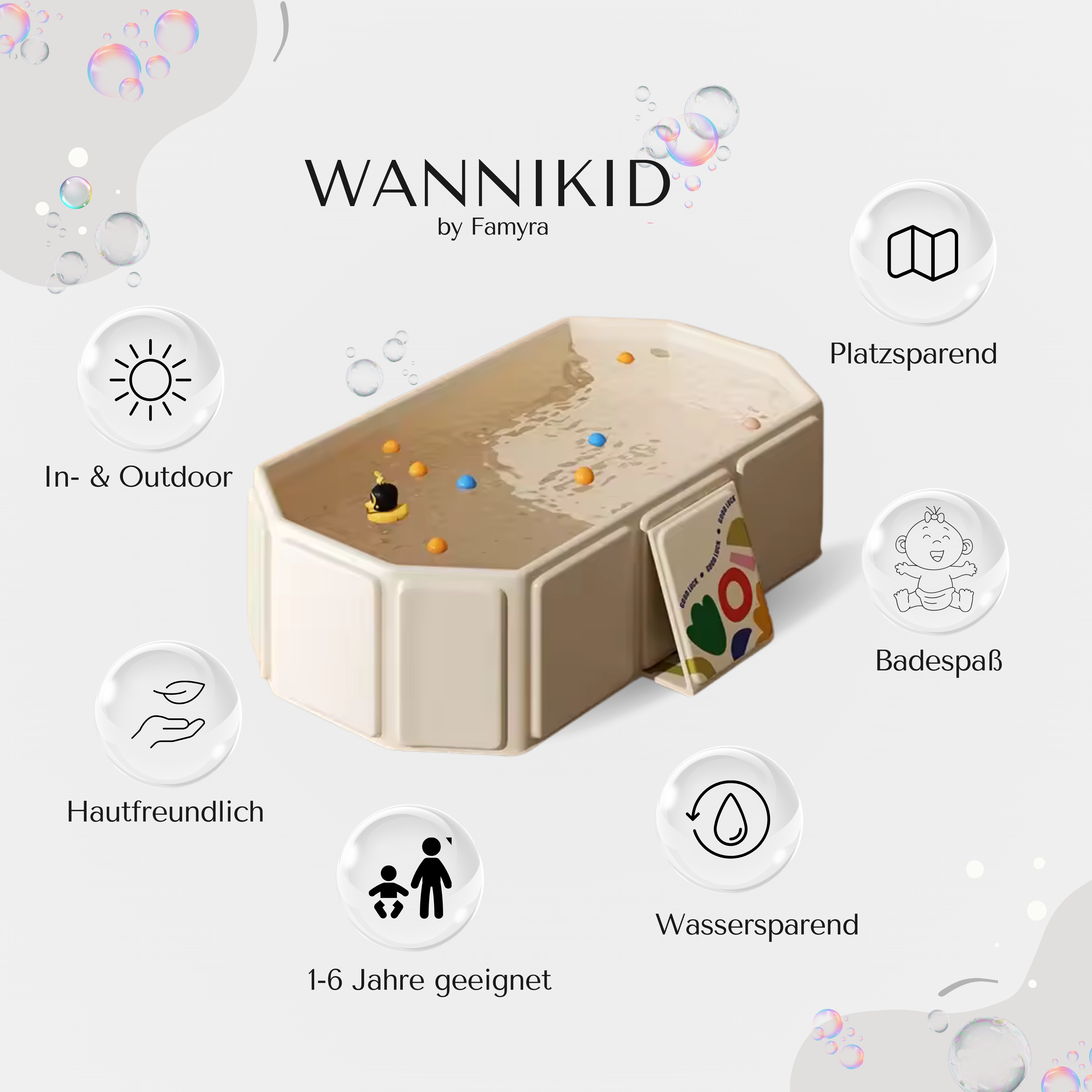 WANNIKID - Die faltbare Babywanne