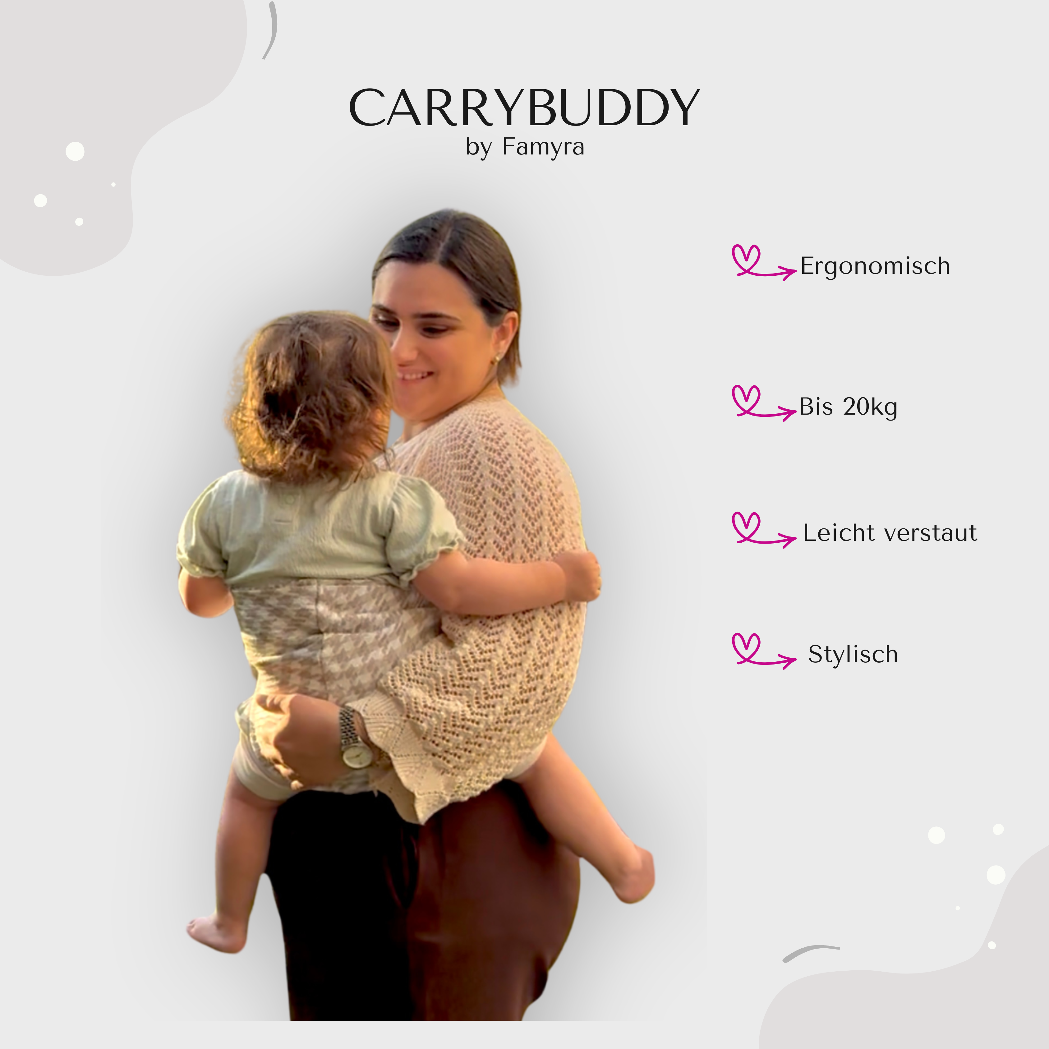 CarryBuddy - Die ergonomische Trage