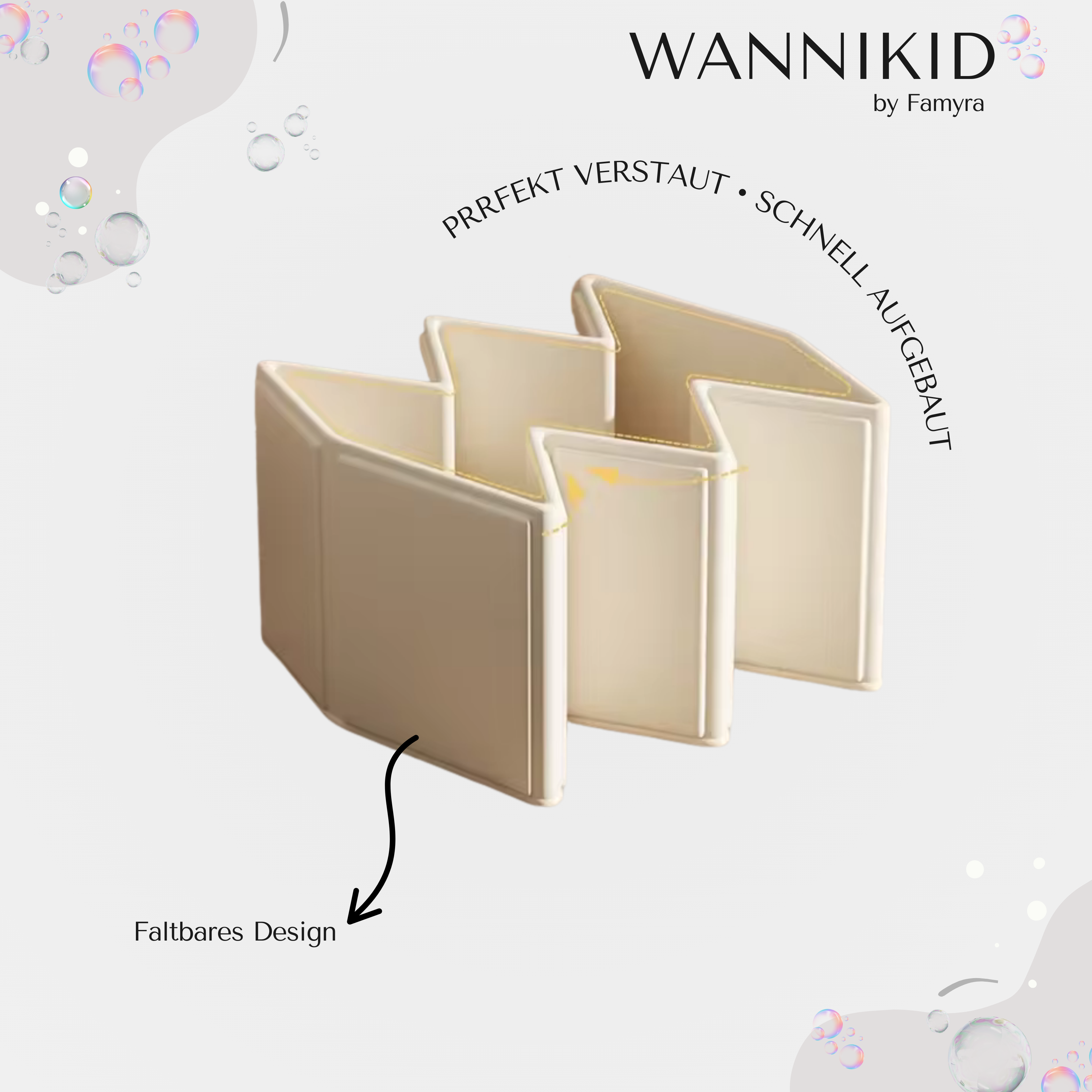 WANNIKID - Die faltbare Babywanne