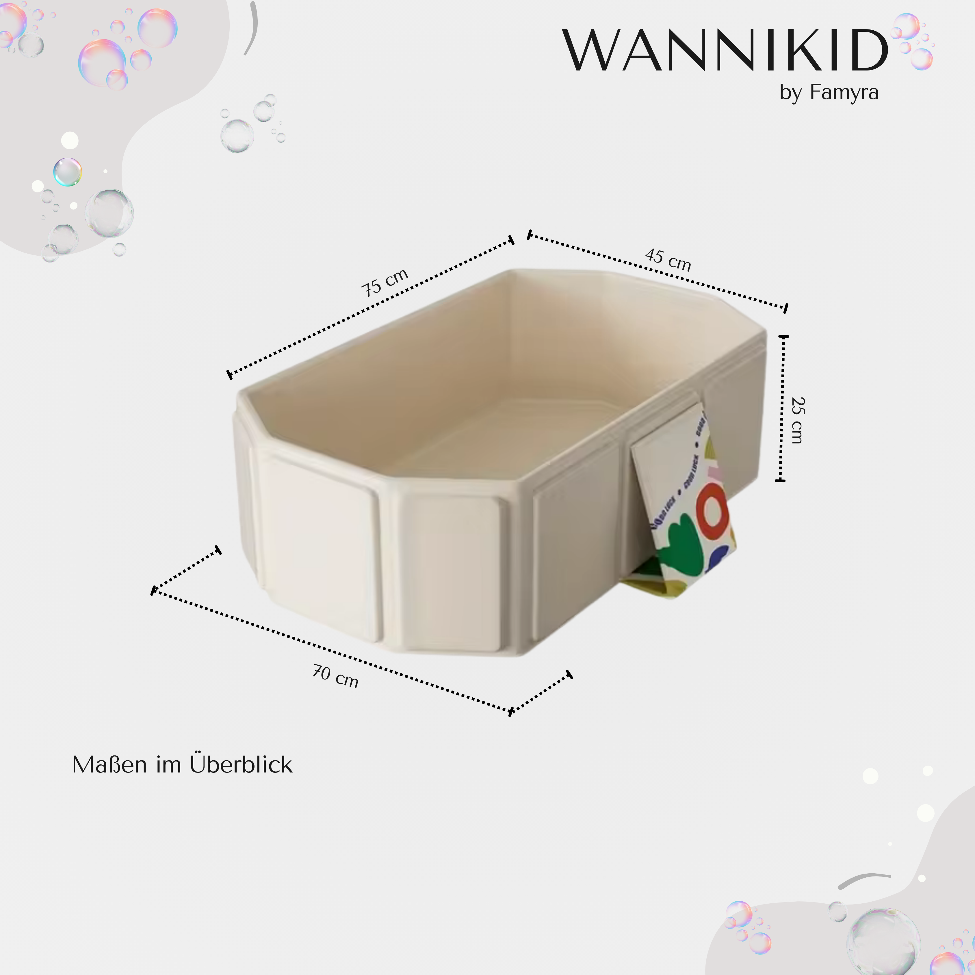 WANNIKID - Die faltbare Babywanne